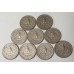 UNITED STATES OF AMERICA 1982 - 1983 . QUARTER 1/4 DOLLAR COINS 
